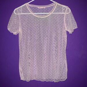 Victoria's Secret | Tops | Victoria Secret Polka Dot Sheer